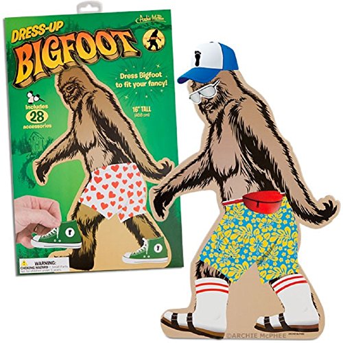 stuffed bigfoot doll